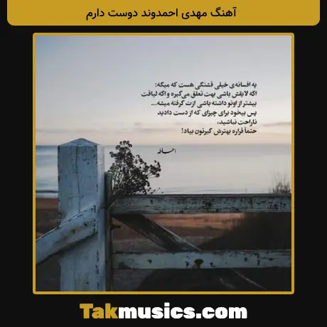 مهدی احمدوند دوست دارم