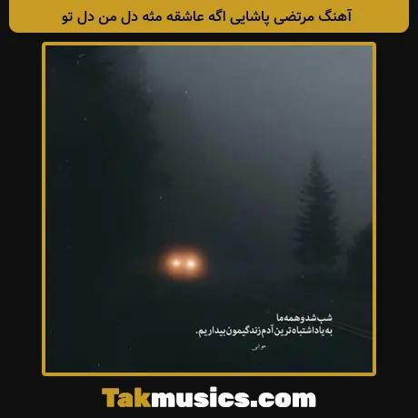 مرتضی پاشایی اگه عاشقه مثه دل من دل تو