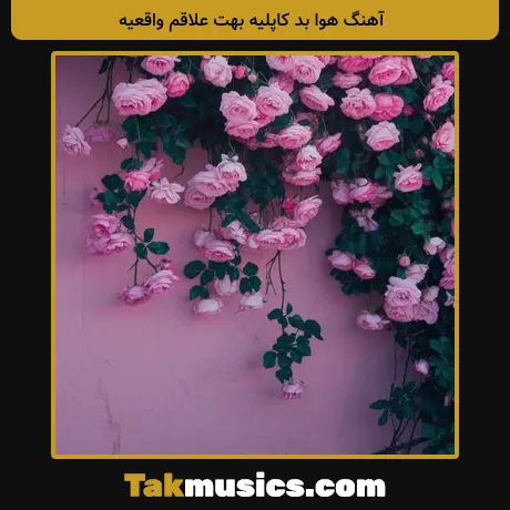 هوا بد کاپلیه بهت علاقم واقعیه