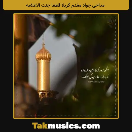 جواد مقدم کربلا قطعا جنت الاعلامه
